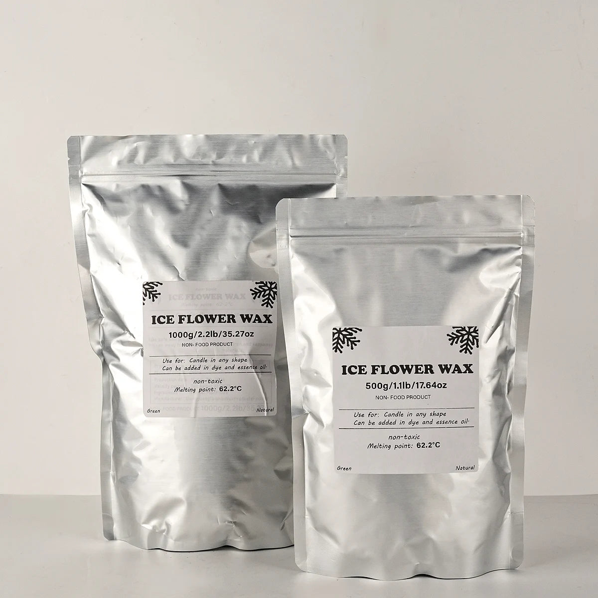 🕯️🌿Cire en poudre blanche “Ice Flower Wax”